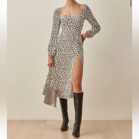Reformation Shelby Dress in Ocelot